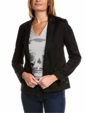 NWT Zadig & Voltaire Virginia Strass Rock Jacket